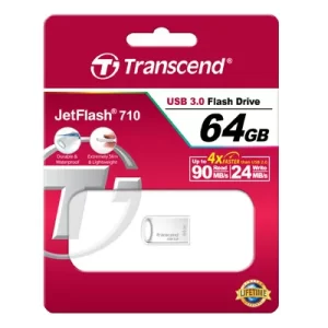 TRANSCEND 64GB JETFLASH 710 USB 3.0 - SILVER