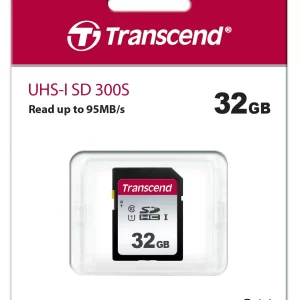 TRANSCEND 300S 32GB UHS-1 CLASS 10 U1 SDHC CARD -2D NAND