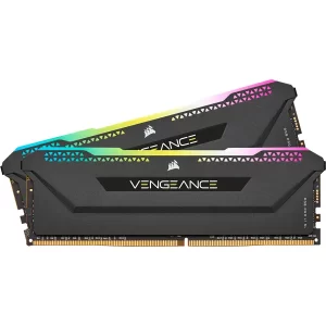 Corsair VENGEANCE® RGB PRO SL 16GB (2 x 8GB) DDR4 DRAM 3600MHz C18 Memory Kit; 18-22-22-42; 1.35; Black