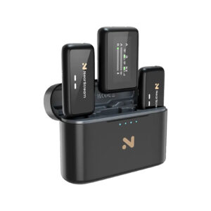 NearStream AWM20T AI Noise-Canceling Premium Lavalier Dual Wireless Microphones